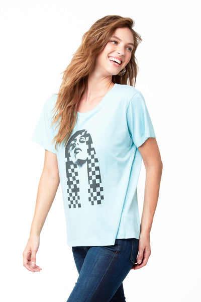 MADISON TEE - STERLING BLUE OLD SCHOOL