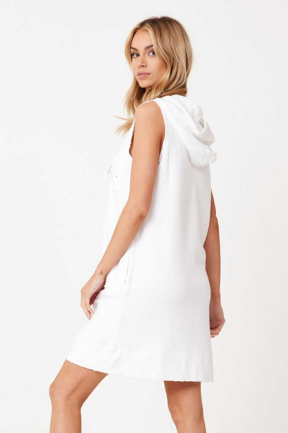 HARRIET DRESS - WHITE FEARLESS